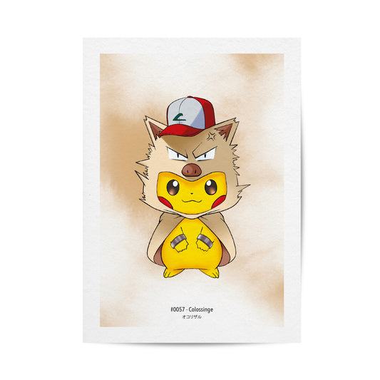 Pikachu poncho Colossinge (casquette)