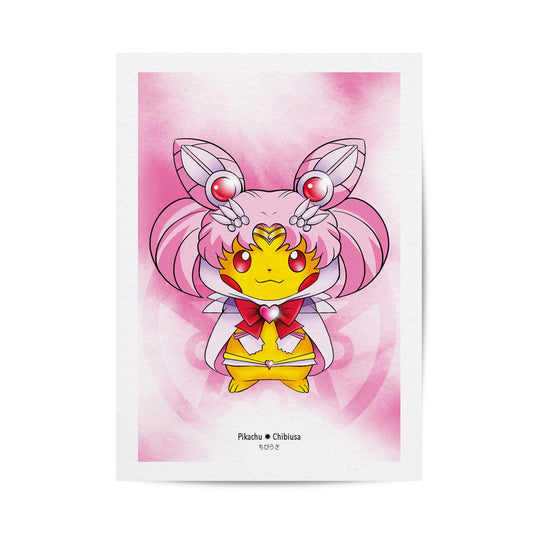 Pikachu poncho Chibiusa (Sailor Moon)